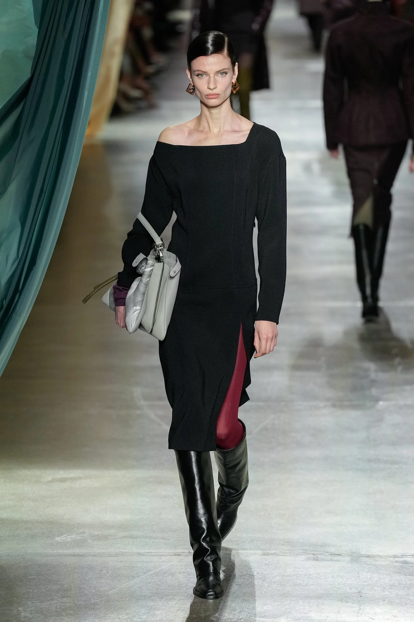 FENDI ロングスカート ブラック FW24/25 FENDI FW24 —
